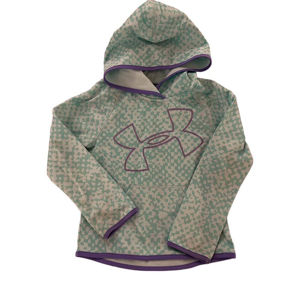 Under Armour Teal Green Hoodie size 6